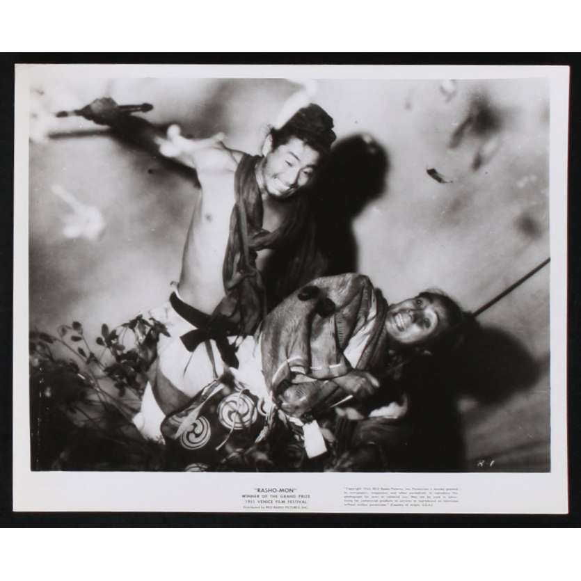 RASHOMON Photos de presse N4 20x25 - 1955 - Toshiro Mifune, Akira Kurosawa