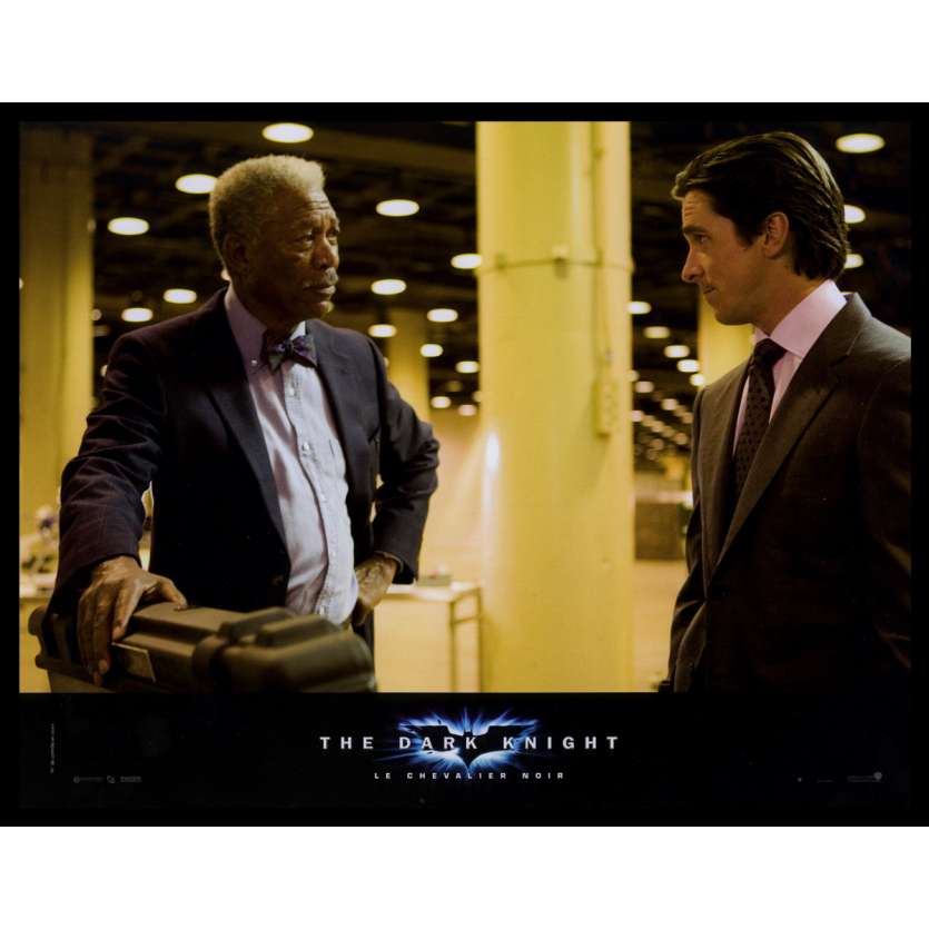 BATMAN THE DARK KNIGHT French Lobby Card N5 9x12 - 2008 - Christopher Nolan, Heath Ledger