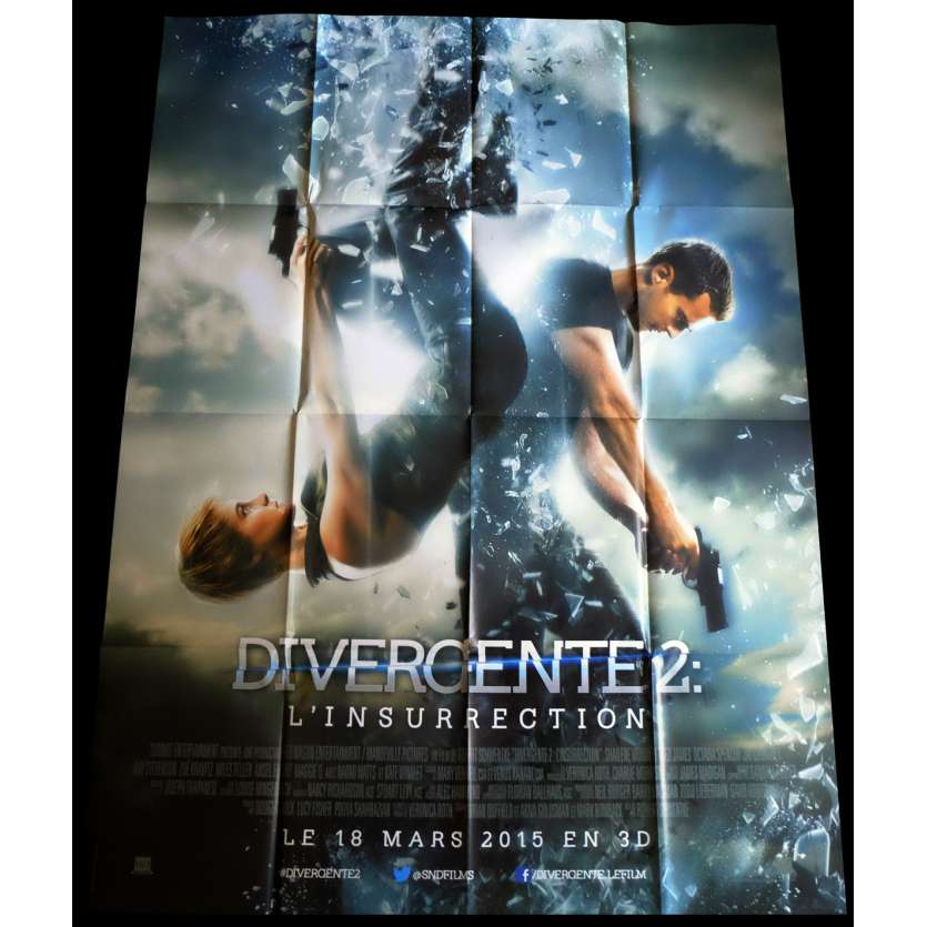 INSURGENT French Movie Poster 47x63 - 2015 - Robert Schwentke, Shailene Woodley