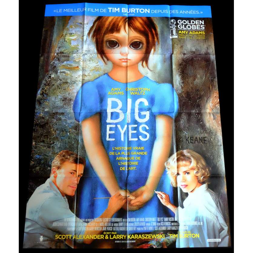 BIG EYES Affiche de film  120x160 - 2015 - Amy Adams, Tim Burton