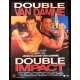 DOUBLE IMPACT French Movie Poster 15x21 - 1991 - Sheldon Lettich, Jean-Claude Van Damme