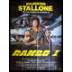 RAMBO Affiche de film  120x160 - R1989 - Sylvester Stallone, Ted Kotcheff