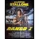 RAMBO - FIRST BLOOD French Movie Poster 47x63 - R1989 - Ted Kotcheff, Sylvester Stallone
