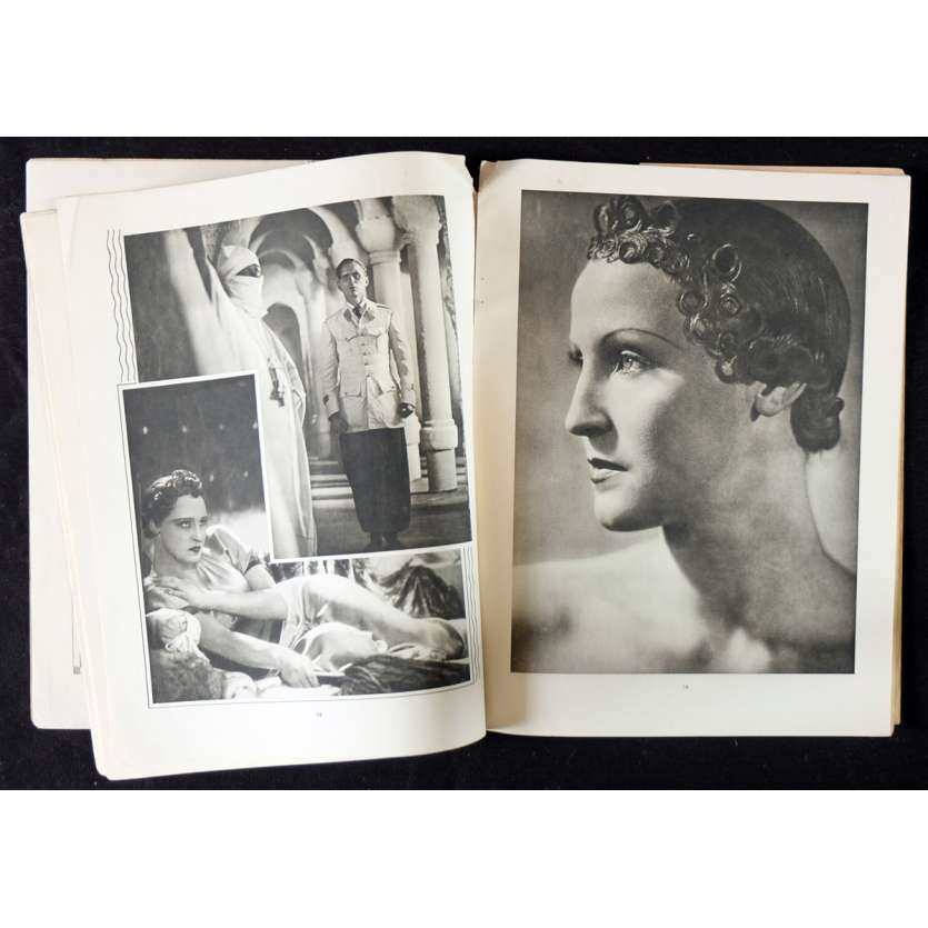 L'ATLANTIDE Programme de film  23x30 - 1932 - Brigitte Helm, Georg Wilhelm Pabst