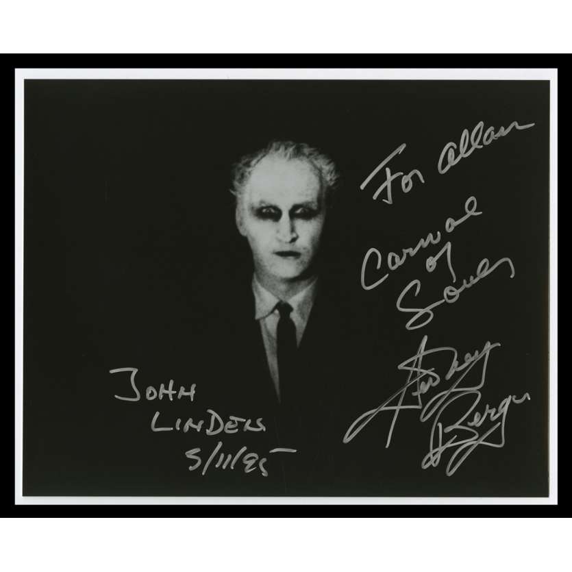 CARNIVAL OF SOULS US Signed Still  8x10 - 1995 - Herk Harvey, Sidney Berger