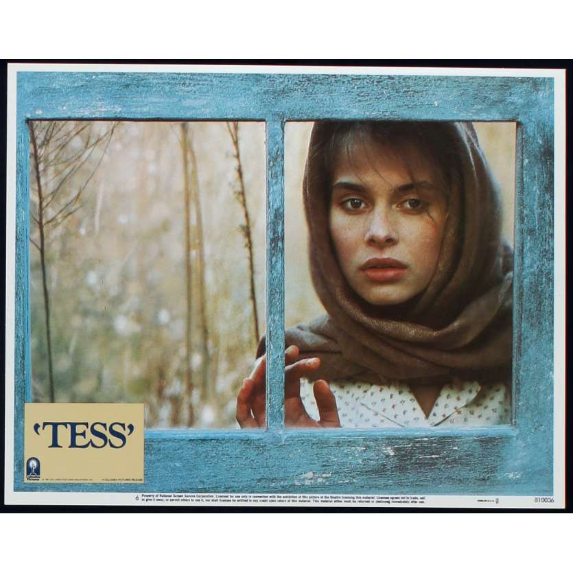 TESS US Lobby Card N2 11x14 - 1981 - Roman Polanski, Nastassja Kinski