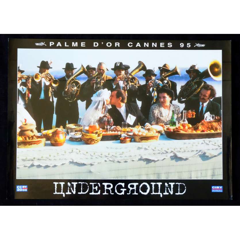 UNDERGROUND French Prestige Lobby Card N2 12x16 - 1995 - Emir Kusturica, Predrag Manojlovic