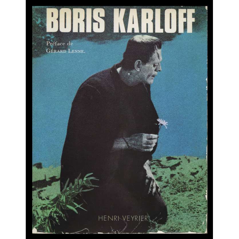 BORIS KARLOFF Softcover Book 286p - 1976 - Gérard Lenne, Henri Veyrier