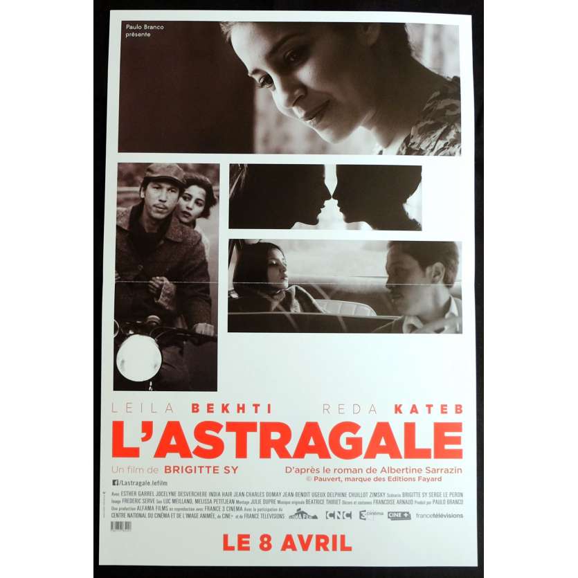 L'ASTRAGALE French Movie Poster  15x21 - 2014 - Brigitte Sy, Reda Kateb, Leïla Bekhti