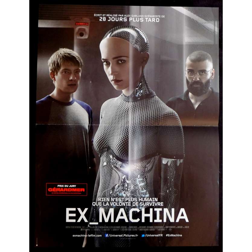 EX MACHINA Affiche de Film 40x60 - 2015 - Alicia Vikander, Alex Garland