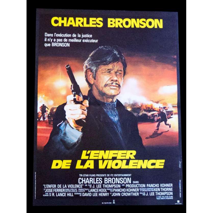 THE EVIL THAT MEN DO French Movie Poster 15x21 - 1984 - J. Lee Thompson, Charles Bronson