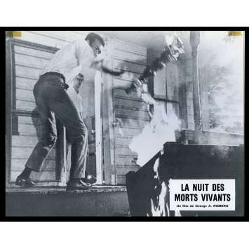 NIGHT OF THE LIVING DEAD French Lobby card N9 9x12 - 1968 - George A. Romero, Duane Jones