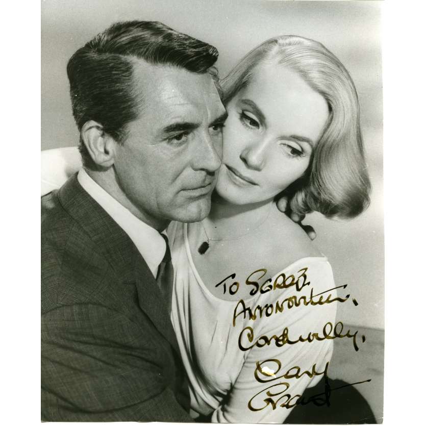CARY GRANT Photo signée  20x25 - 1959 - ,