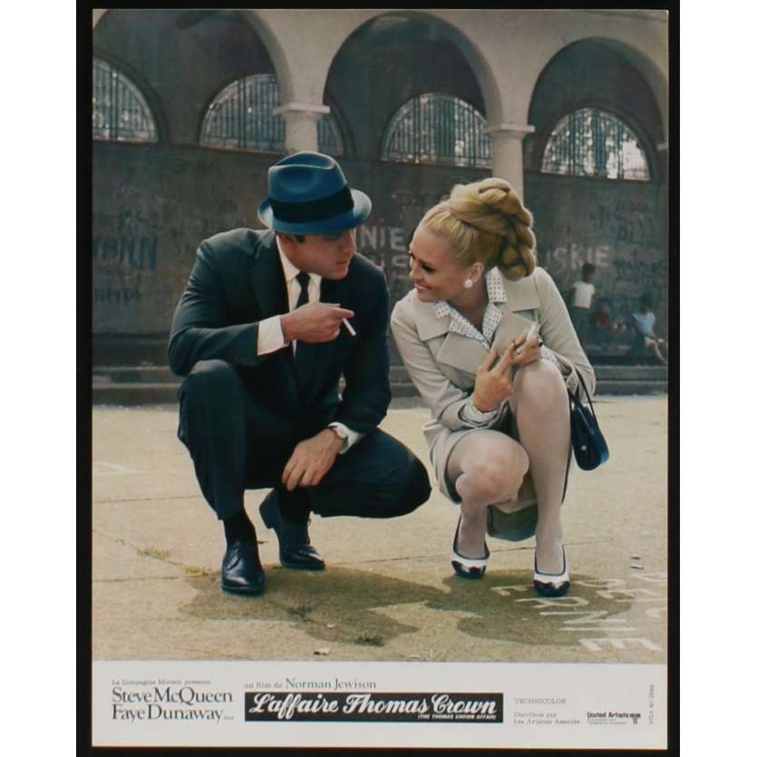 THOMAS CROWN AFFAIR French Lobby card N12 9x12 - 1968 - Norman Jewison, Steve McQueen