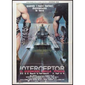 MAD MAX 2: THE ROAD WARRIOR Italian 1sh '81 Mel Gibson returns as Mad Max, MAD MAX 2: THE ROAD WARRIOR Italian 1sh '81 Mel Gibson returns as Mad Max,