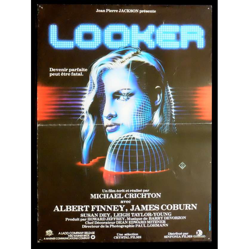 LOOKER Affiche de film  40x60 - 1981 - Albert Finney, Michael Crichton