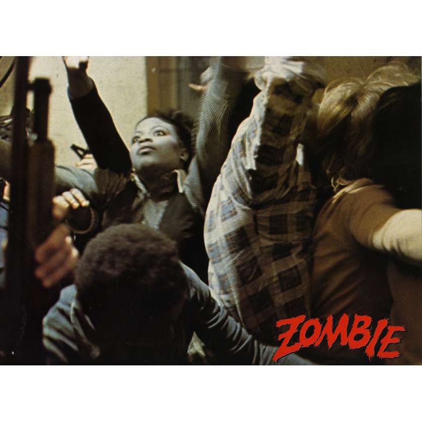 DAWN OF THE DEAD German Lobby Card N5 8x12 - 1979 - George A. Romero, Ken Foree