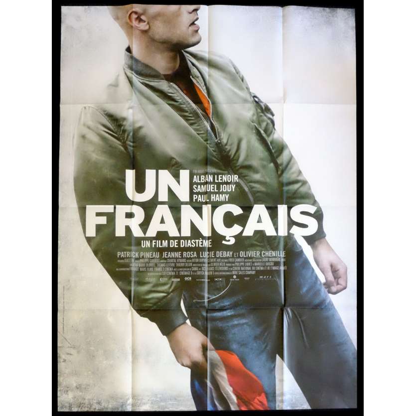 UN FRANÇAIS Affiche de film  120x160 - 2015 - Alban Lenoir, Diasteme