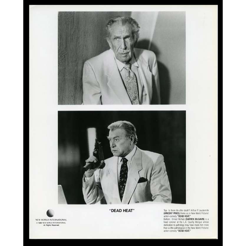 FLIC OU ZOMBIE Photo de presse 20x25 - 1988 - Vincent Price, Marc Goldblatt