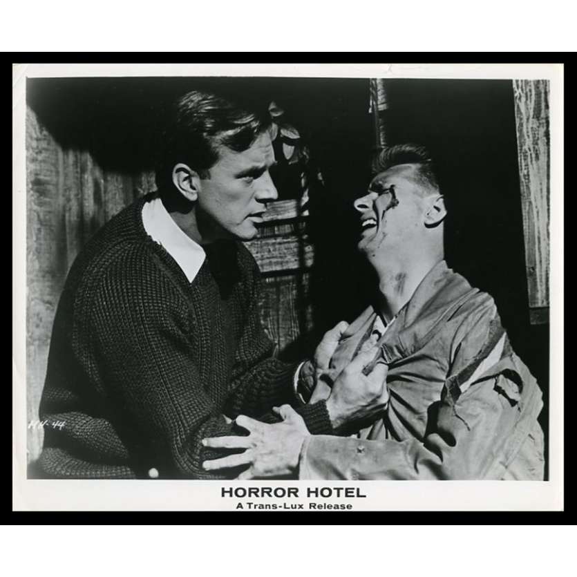 HORROR HOTEL US Movie Still  8X10 - 1960 - John Llewellyn Moxey, Christopher Lee
