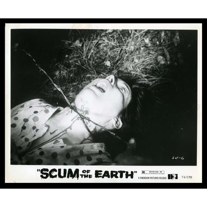 SCUM OF THE EARTH Photo de presse 20x25 - 1974 - Gene Ross, S.F. Brownrigg