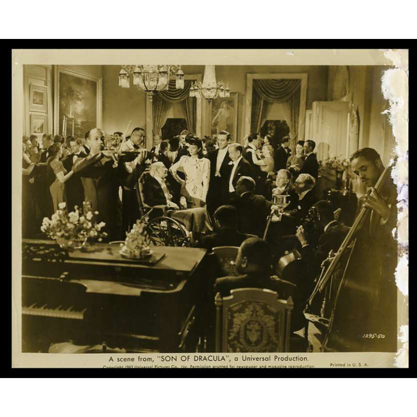 SON OF DRACULA US Movie Still  8X10 - 1943 - Robert Siodmak, Lon Chaney Jr