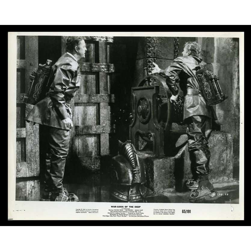 WAR-GODS OF THE DEEP US Movie Still 8X10 - 1965 - Jacques Tourneur, Vincent Price