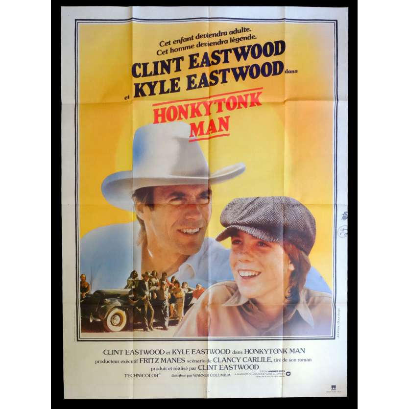 HONKYTONK MAN Affiche de film  120x160 - 1982 - Clint Easwood, Clint Easwood