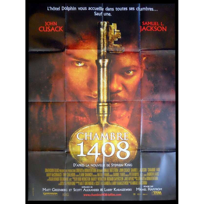 CHAMBRE 1408 Affiche de film 120x160 - 2007 - John Cusak, Stephen King