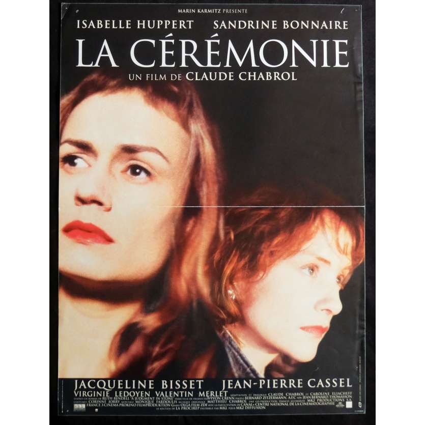 LA CEREMONIE Affiche de film 40x60 - 1995 - Hupper, Bonnaire, Claude Chabrol