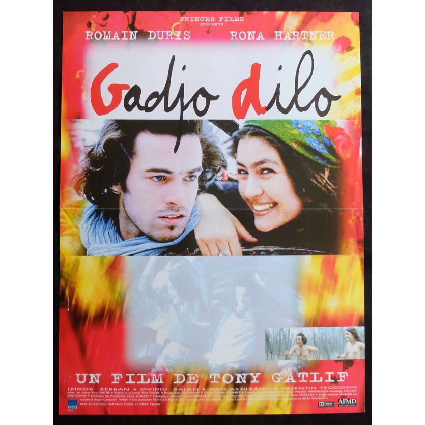 GADJO DILO Affiche de film 40x60 - 1997 - Romain Duris, Tony Gatlif