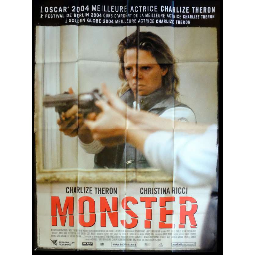 MONSTER French Movie Poster  47x63 - 2003 - Patty Jenkins, Charlize Theron