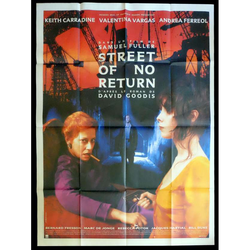 STREET OF NO RETURN French Movie Poster 47x63 - 1989 - Samuel Fuller, Keith Carradine