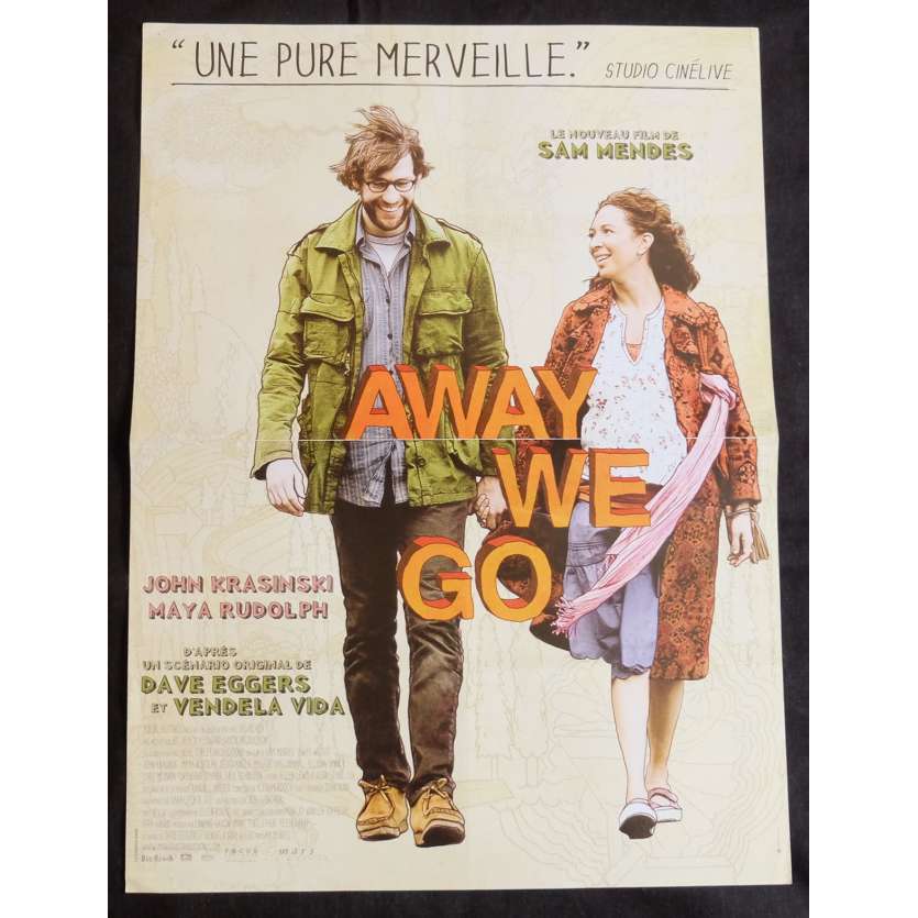 AWAY WE GO Affiche de film  40x60 - 2009 - John Krasinski, Sam Mendes