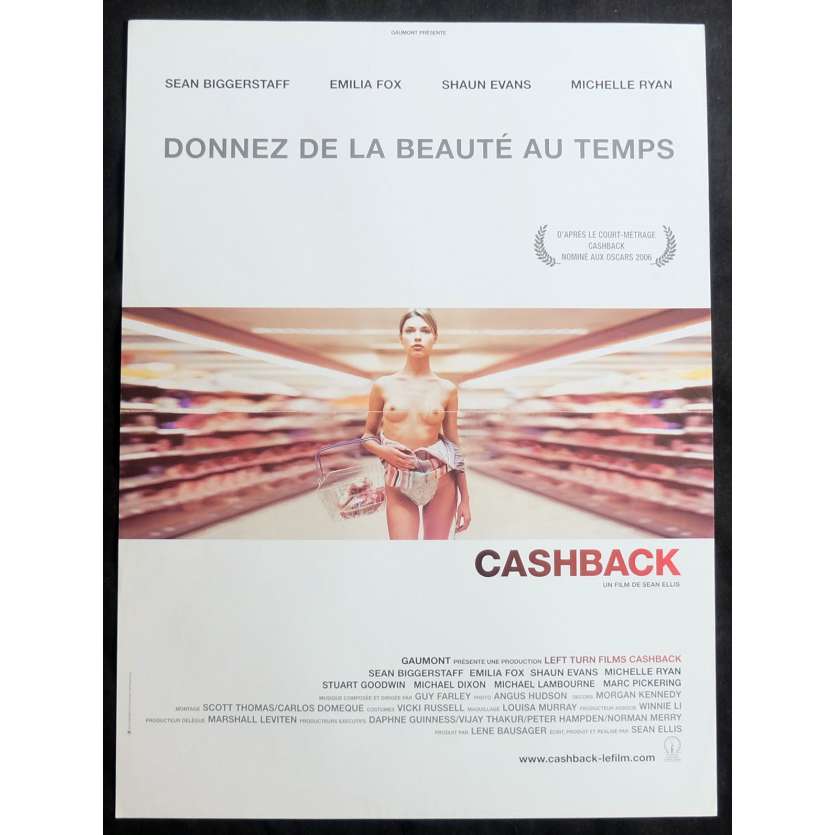 CASHBACK Affiche de film  40x60 - 2006 - Emilia Fox, Sean Ellis