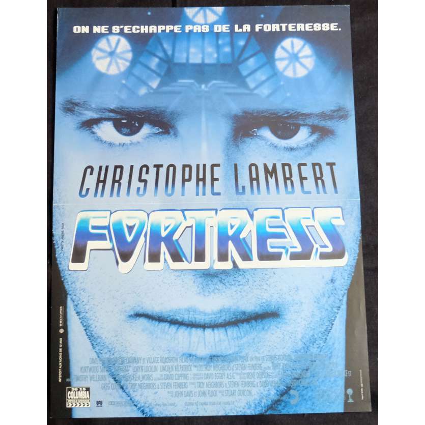 FORTRESS French Movie Poster 15x21 - 1992 - Stuart Gordon, Christophe Lambert