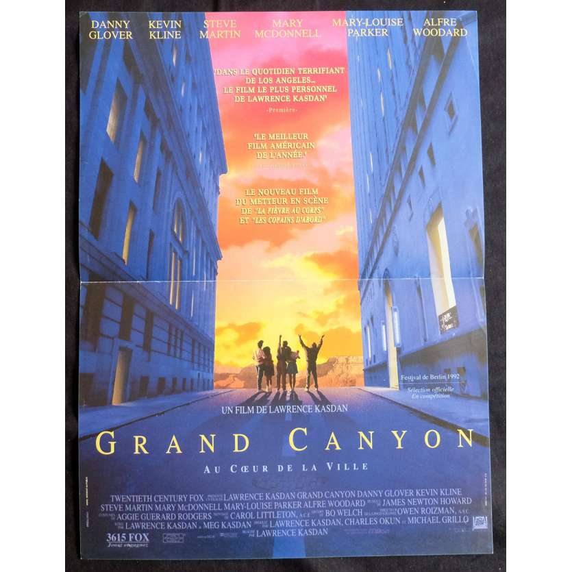 GRAND CANYON French Movie Poster 15x21 - 1991 - Lawrence Kasdan, Danny Glover
