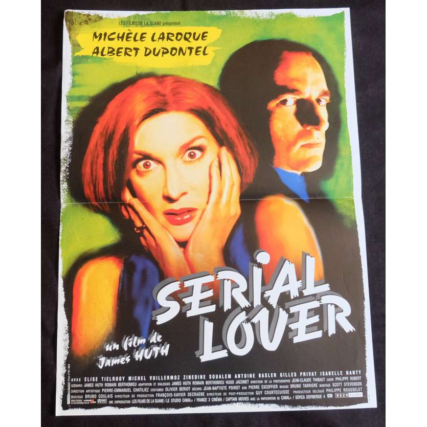 SERIAL LOVER Affiche de film 40x60 - 1998 - Albert Dupontel, James Huth