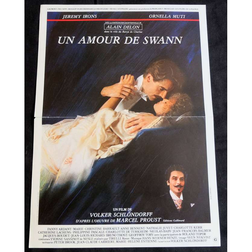 SWANN IN LOVE French Movie Poster 15x21 - 1984 - Volker Schlöndorff, Jeremy Irons