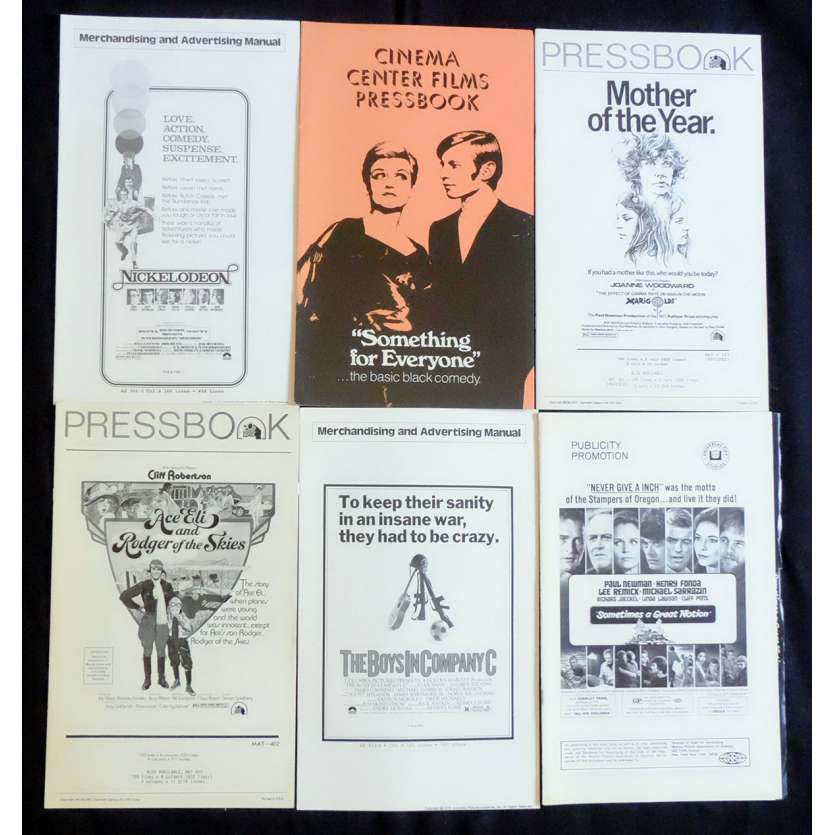 LOT 4 US Pressbook lot 11x15 - 1970's - Sidney J Furie, Paul Newman, Henry Fonda
