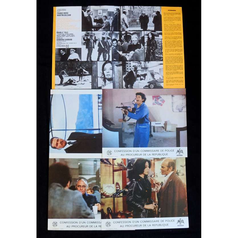 CONFESSIONS Dossier de presse 4p, 5 LC 25x30 - 1971 - Franco Nero, Damiano Damiani