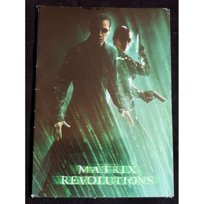 MATRIX REVOLUTION French Pressbook 20p 8x11 - 2003 - Wachowski Brothers, Keanu Reeves