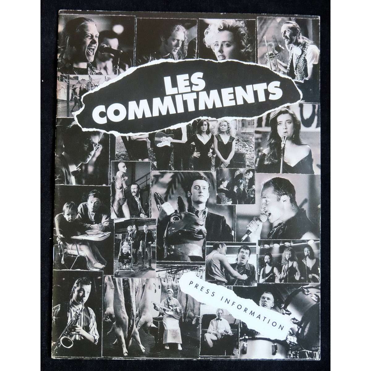 The Commitments French Pressbook 24p 8x11 1991 Alan