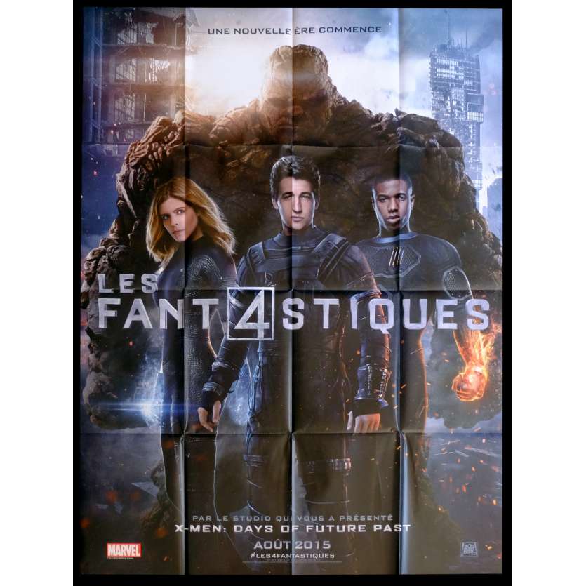 FANTASTIC FOUR French Movie Poster 47x63 - 2015 - Josh Trank, Kate Mara