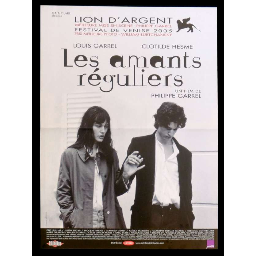 LES AMANTS REGULIERS Affiche de film 40x60 - 2015 - Louis Garrel, Philippe Garrel