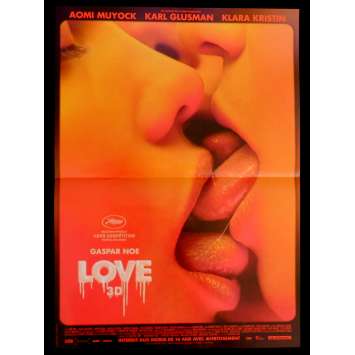 LOVE Affiche de film 40x60 - 2015 - Aomi Muyock, Gaspar Noe