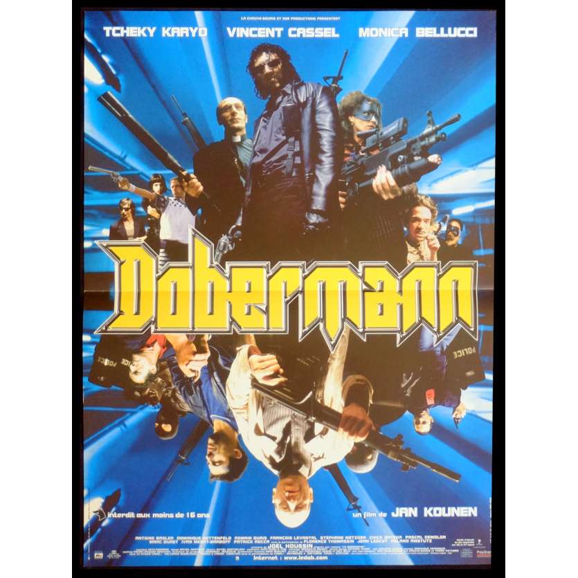 DOBERMAN French Movie Poster  15x21 - 1997 - Jan Kounen, Vincent Cassel