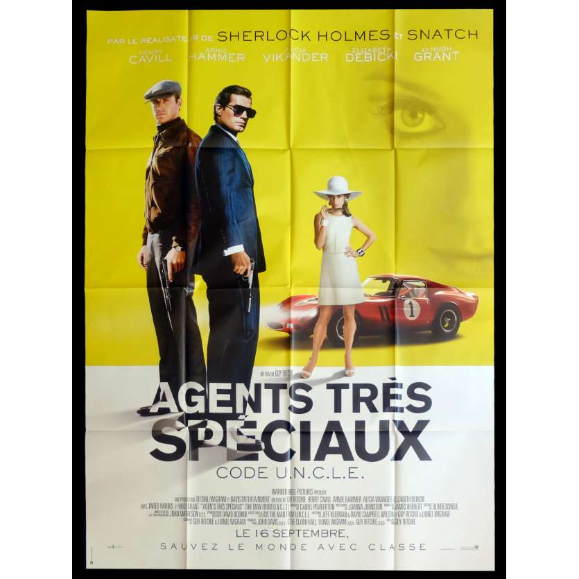 CODE UNCLE French Movie Poster 47x63 - 2015 - Guy Ritchie, Henry Cavill