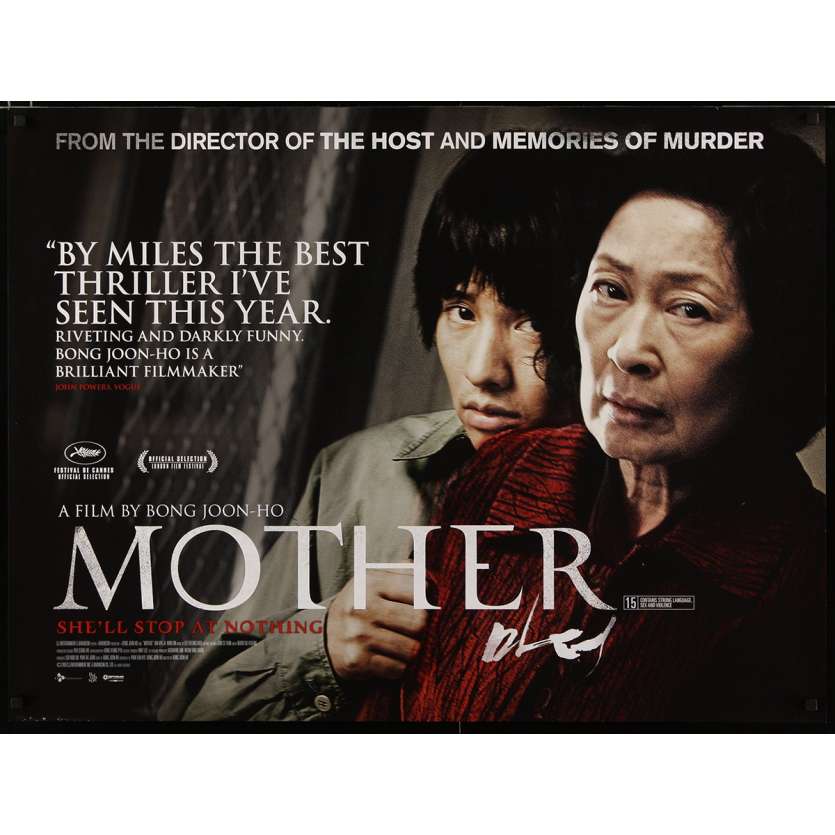 MOTHER British Movie Poster 40x30 - 2009 - Joon-ho Bong, Hye-ja Kim