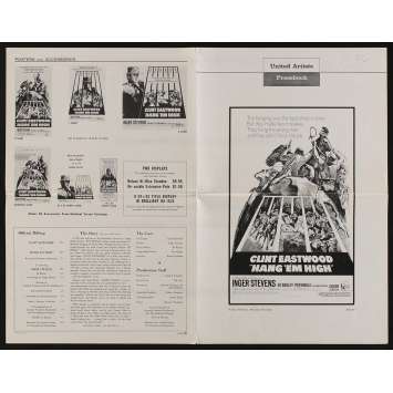 PENDEZ LES HAUT ET COURT Dossier de presse 6p 28x43 - 1968 - Clint Eastwood, Ted Post PENDEZ LES HAUT ET COURT Dossier de presse 6p 28x43 - 1968 - Clint Eastwood, Ted Post
